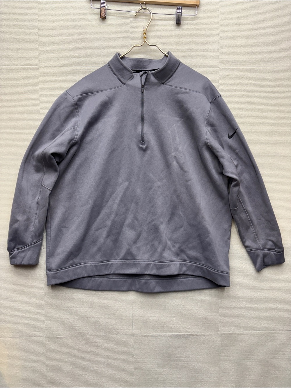 Nike Golf XXL Men’s Gray Quarter-Zip Pullover